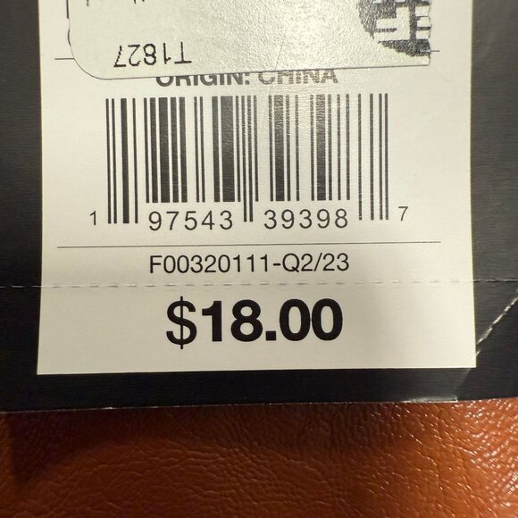 Art Class Girls' Faux Leather Mini Skirt Brown M - Picture 4 of 4